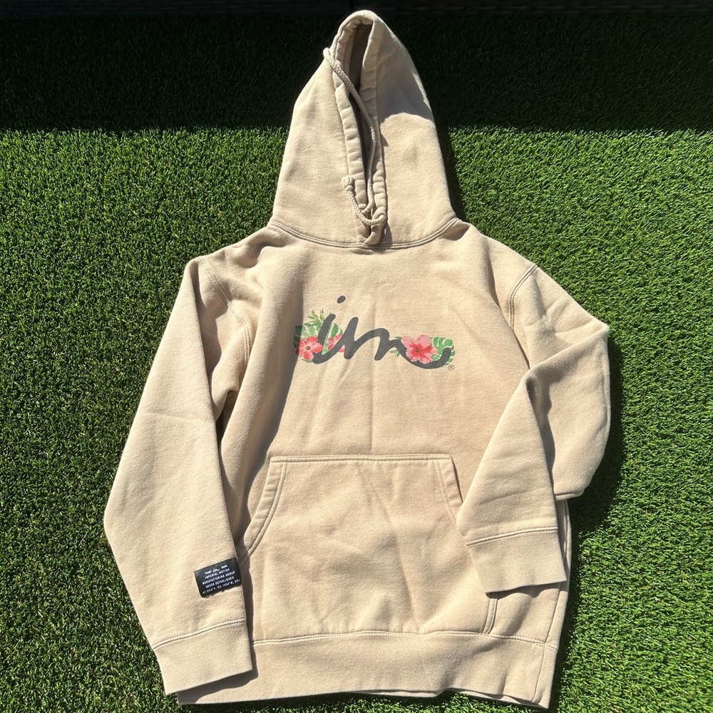 Tan mens small Imperial Motion hoodie